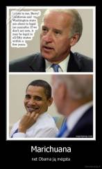 Marichuana - net Obama ją mėgsta