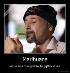 Marihuana - nes mama džiaugias kai tu grįžti alkanas