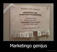 Marketingo genijus - 