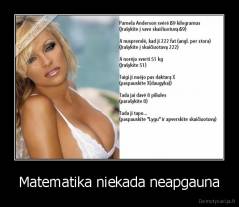 Matematika niekada neapgauna - 