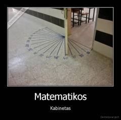 Matematikos - Kabinetas