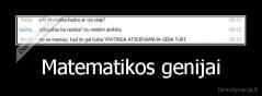 Matematikos genijai - 