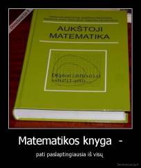 Matematikos knyga  - - pati paslaptingiausia iš visų 