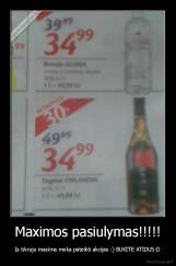 Maximos pasiulymas!!!!! - Is tikruju maxima moka pateikti akcijas :) BUKITE ATIDUS:D