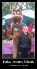 Mažas nenorėjo fotkintis - Scooby-Doo buvo užsispyręs