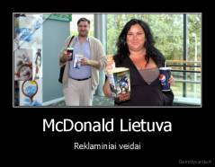 McDonald Lietuva - Reklaminiai veidai