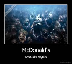 McDonald's - Kasininko akymis