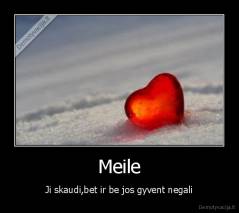 Meile - Ji skaudi,bet ir be jos gyvent negali