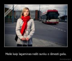 Meilė kaip lagaminas nešti sunku o išmesti gaila. - 