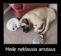 Meile neklausia amziaus - 