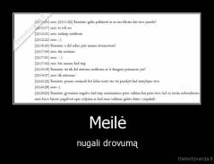 Meilė - nugali drovumą