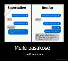 Meilė pasakose - - meilė realybėja