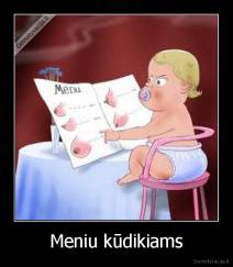 Meniu kūdikiams - 