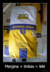 Mergina + tinkas = lėlė - 