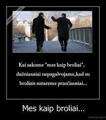 Mes kaip broliai... - 