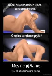 Mes negrįžtame - Mes tik aplankome savo namus