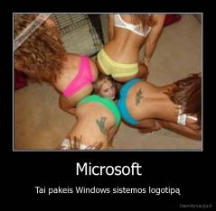 Microsoft - Tai pakeis Windows sistemos logotipą