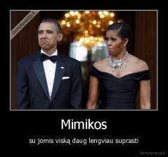 Mimikos - su jomis viską daug lengviau suprasti