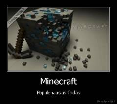 Minecraft - Populeriausias žaidas