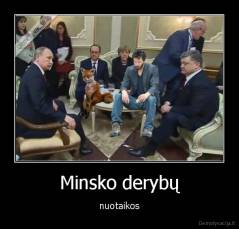 Minsko derybų - nuotaikos