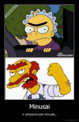 Minusai - ir simpsonuose minusai..