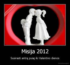 Misija 2012 - Susirasti antrą pusę iki Valentino dienos