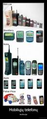 Mobiliųjų telefonų - evoliucija