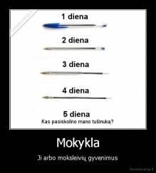 Mokykla - Ji arbo moksleivių gyvenimus