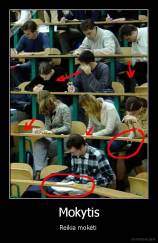 Mokytis - Reikia mokėti 