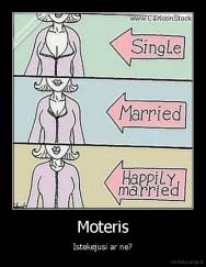 Moteris - Istekejusi ar ne?