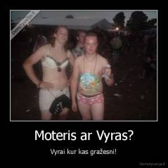 Moteris ar Vyras? - Vyrai kur kas gražesni!