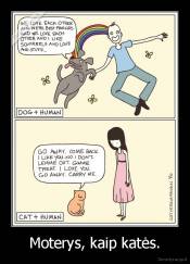 Moterys, kaip katės. - 