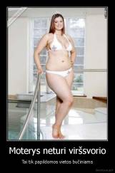 Moterys neturi viršsvorio - Tai tik papildomos vietos bučiniams