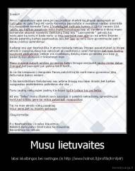 Musu lietuvaites - labai iskalbingos bei rastingos.(is http://www.hotnot.lt/profilis/Krnlly#)