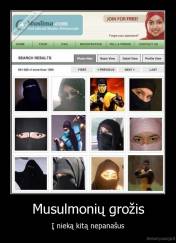 Musulmonių grožis - Į nieką kitą nepanašus
