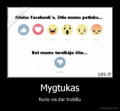 Mygtukas - Kurio vis dar trokštu