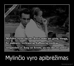 Mylinčio vyro apibrėžimas - 