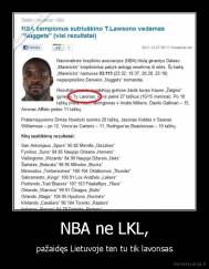 NBA ne LKL, - pažaidęs Lietuvoje ten tu tik lavonsas