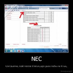 NEC - Kyla klausimas, kodėl mokiniai iš lietuvių egzo gauna mažiau nei iš rusų.