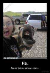 Na, - Panašu kaip du vandens lašai...