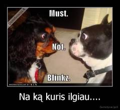 Na ką kuris ilgiau.... - 