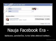 Nauja Facebook Era - - Apklausos, parodančios, kurios lyties atstovai kvailesni...