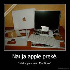 Nauja apple prekė. - "Make your own MacBook"