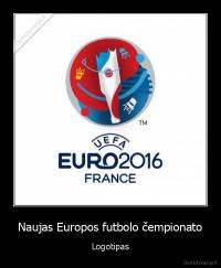 Naujas Europos futbolo čempionato - Logotipas