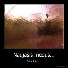 Naujasis medus... - 'iš stiklo'....