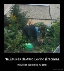 Naujausias daktaro Levino išradimas - Pūkuotos juostelės nugarai