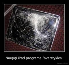 Naujoji iPad programa "svarstyklės" - 