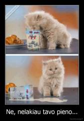 Ne, nelakiau tavo pieno... - 