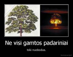 Ne visi gamtos padariniai - toki nuobodus.