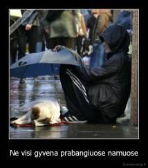 Ne visi gyvena prabangiuose namuose - 